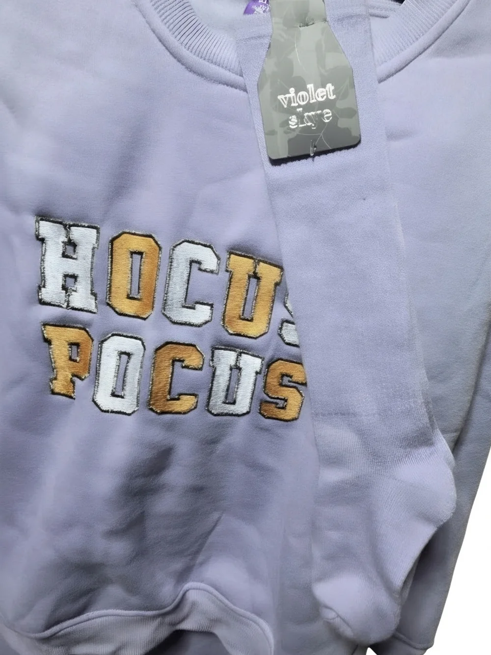 Violet & Claire Kids Lavender Hocus Pocus Sweatshirt Set